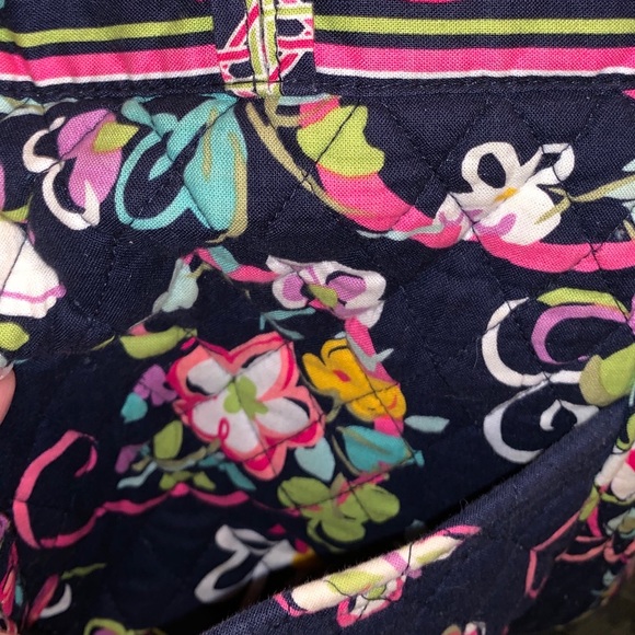 Vera Bradley “Vera” Tote in the Ribbons Pattern - Picture 3 of 8